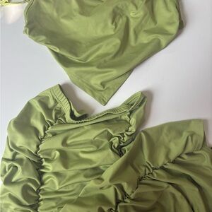 SHEIN Green Maxi Dress